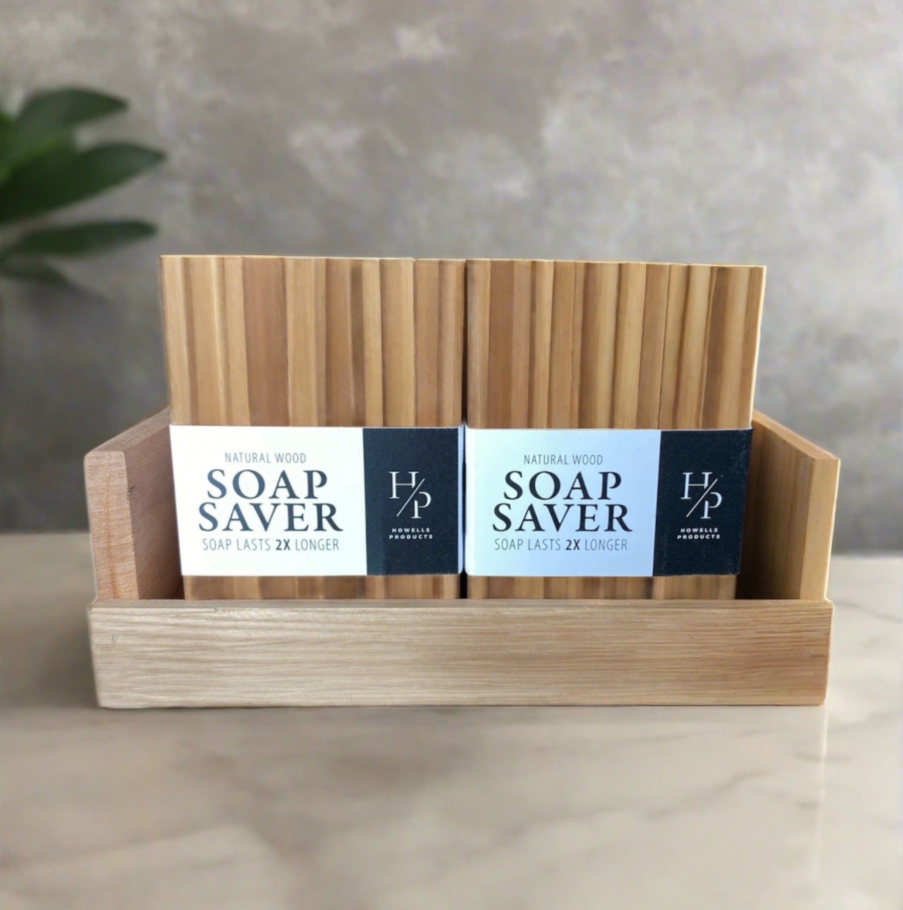 12 Pack Retail Ready Alder Boardwalk Style Soap Dish + Display