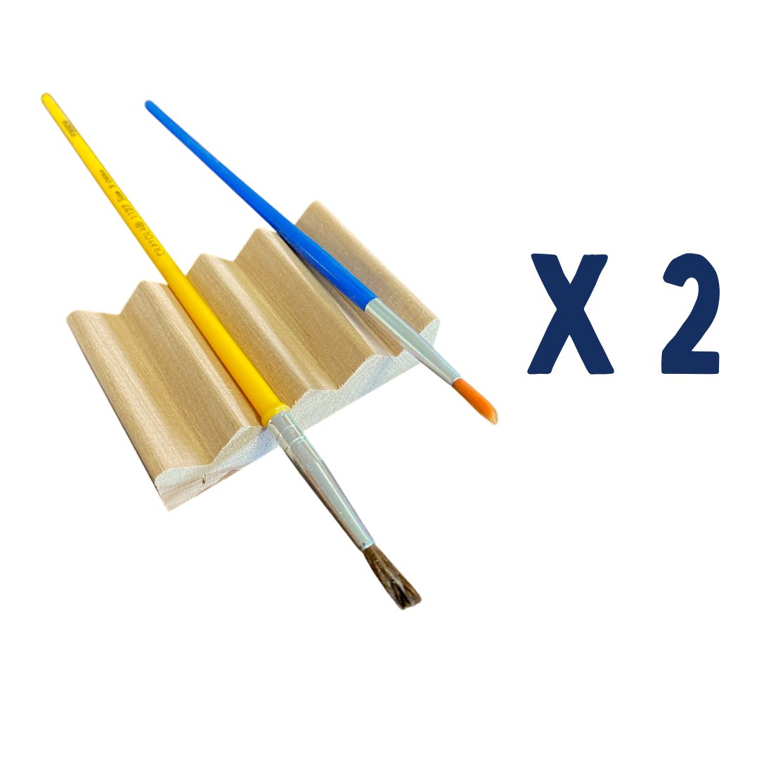 Natural Red Alder Paint Brush Rest