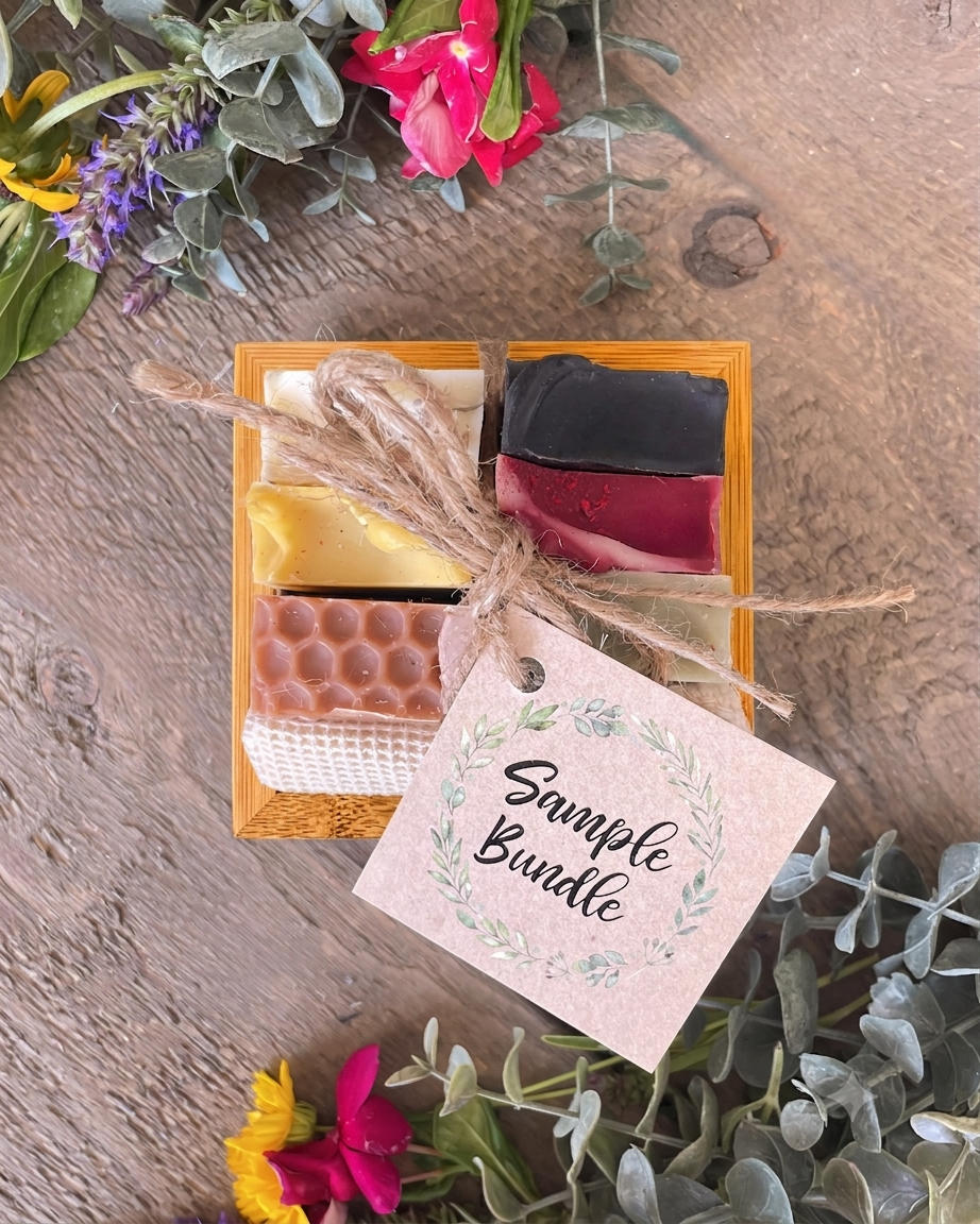 Bamboo Bundle Gift Tray- As Seen on Ashleymariesoap.com