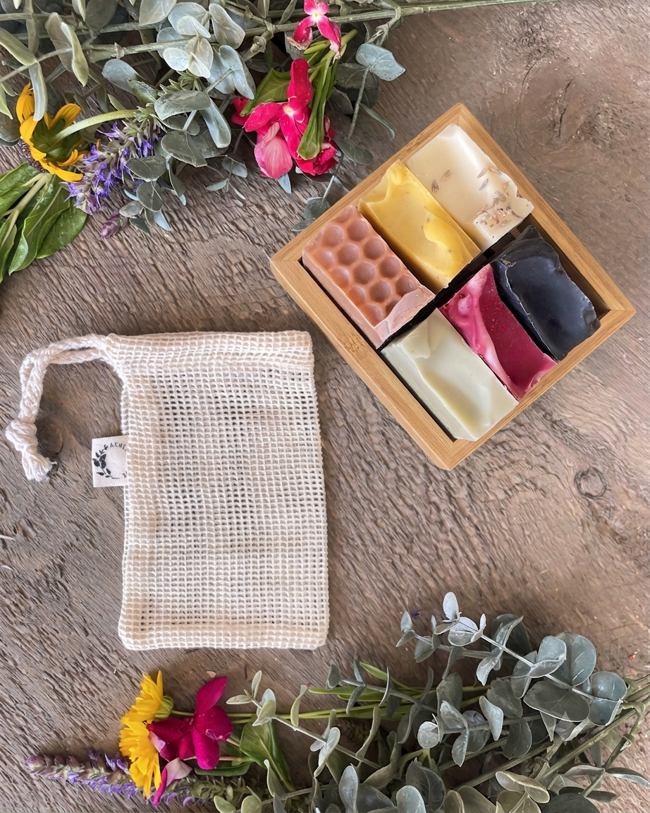 Bamboo Bundle Gift Tray- As Seen on Ashleymariesoap.com