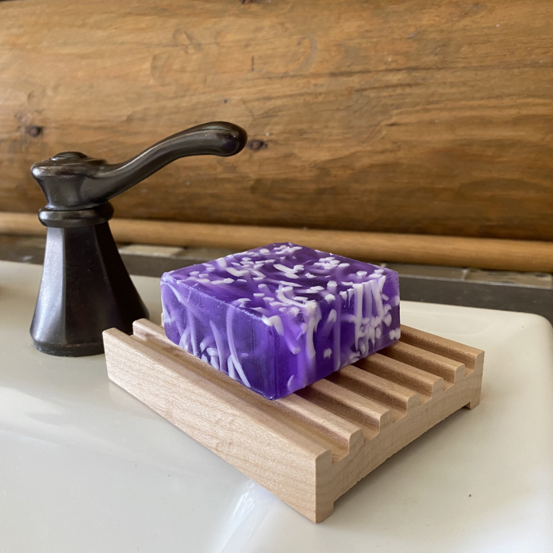 Custom Engraved Natural Wood Soap Dishes