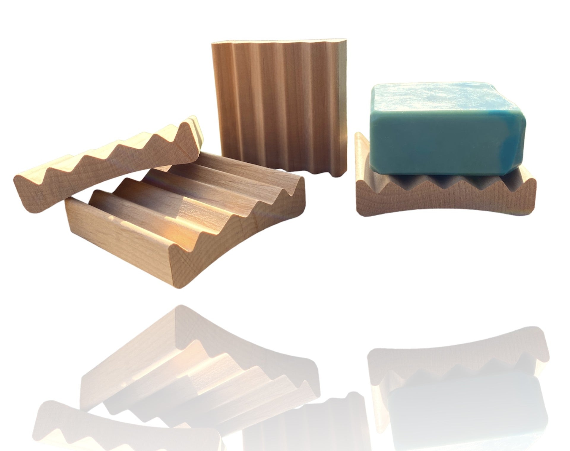 3 Inch Alder Elevation Style Soap Dish