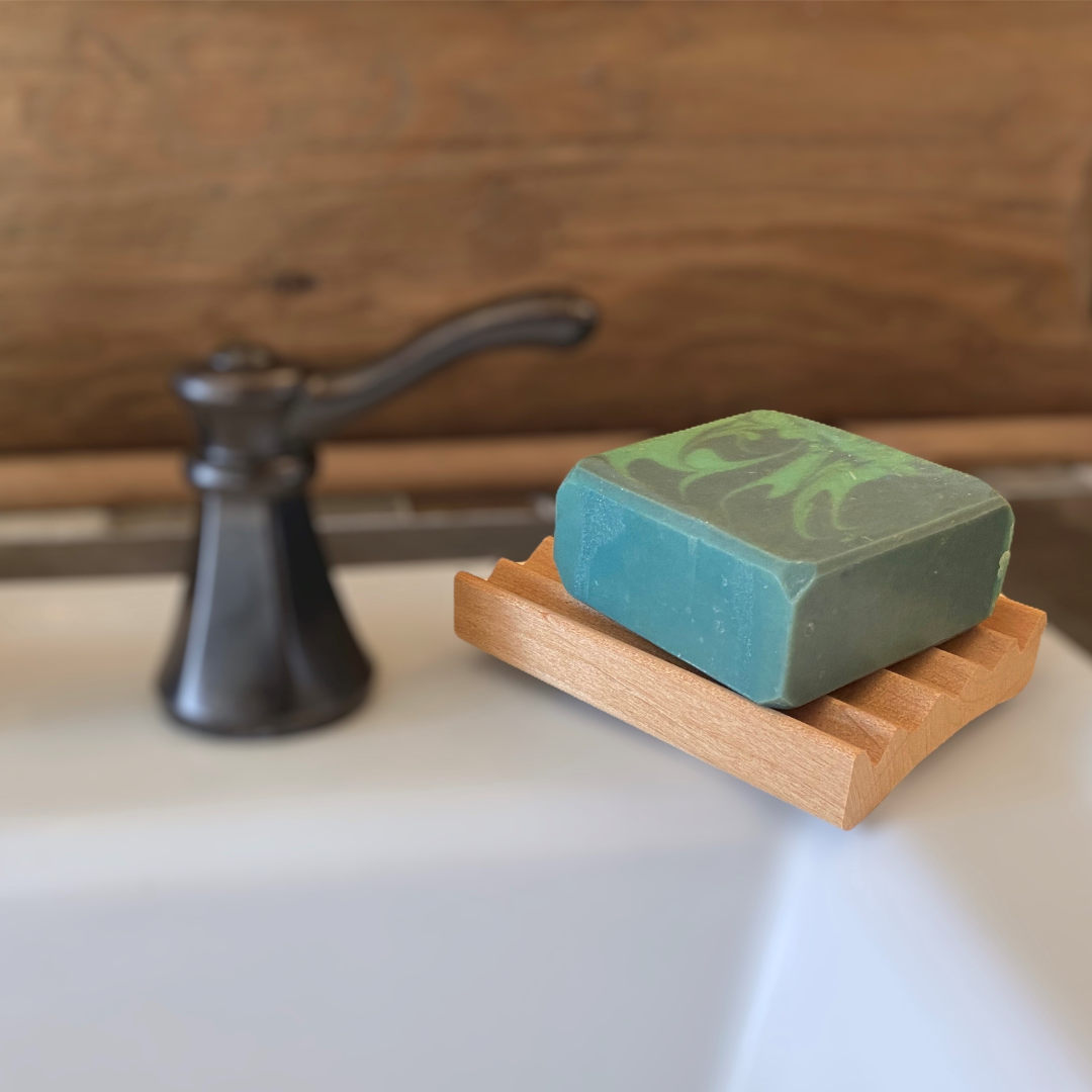 Custom Engraved Natural Wood Soap Dishes