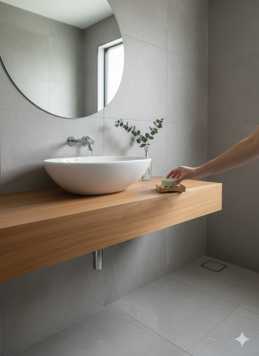 3" Pine Elevation Style Soap Dish