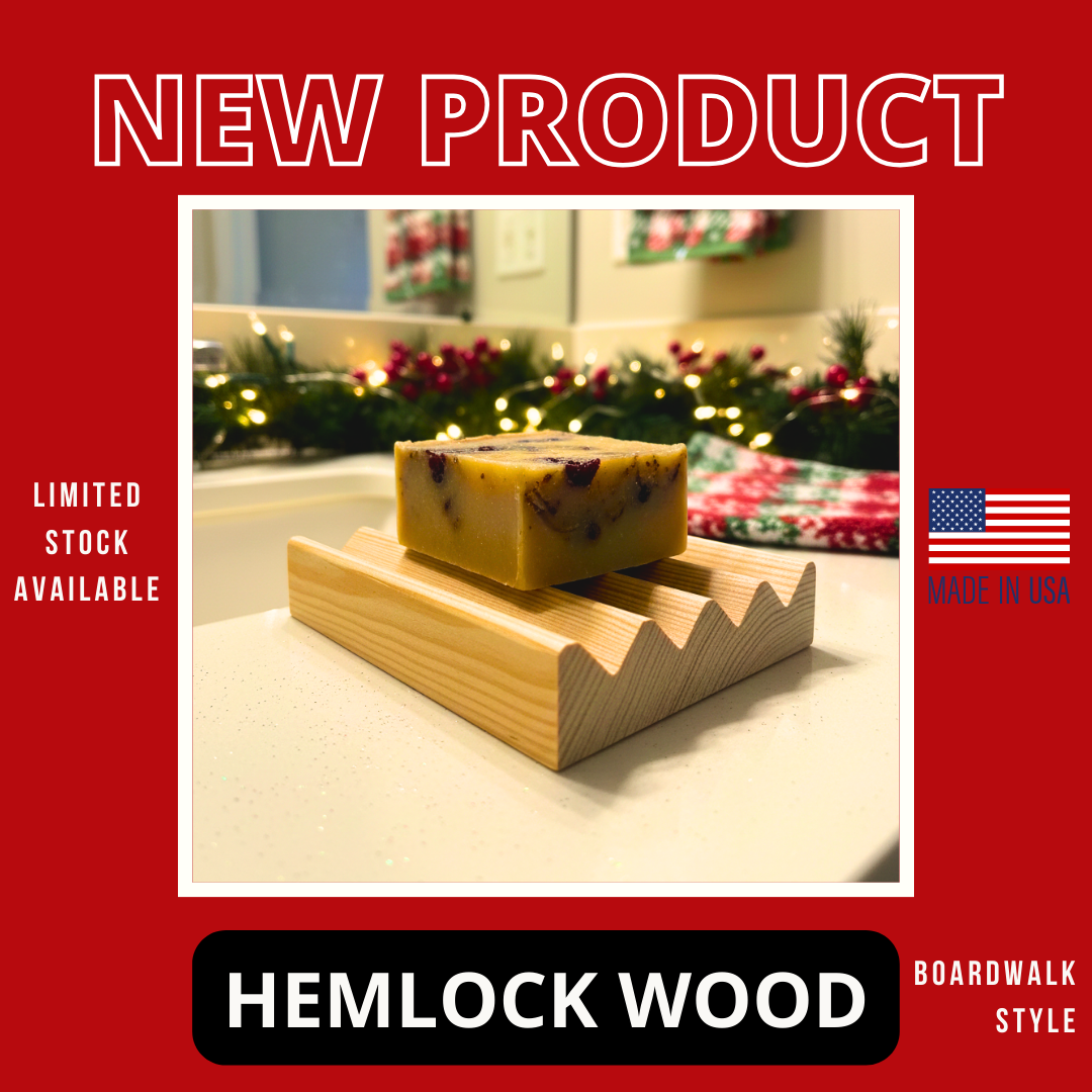 Hemlock Boardwalk Style Soap Dish