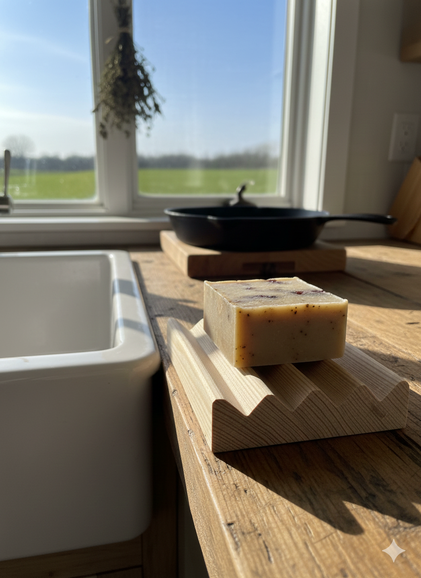 Hemlock Boardwalk Style Soap Dish