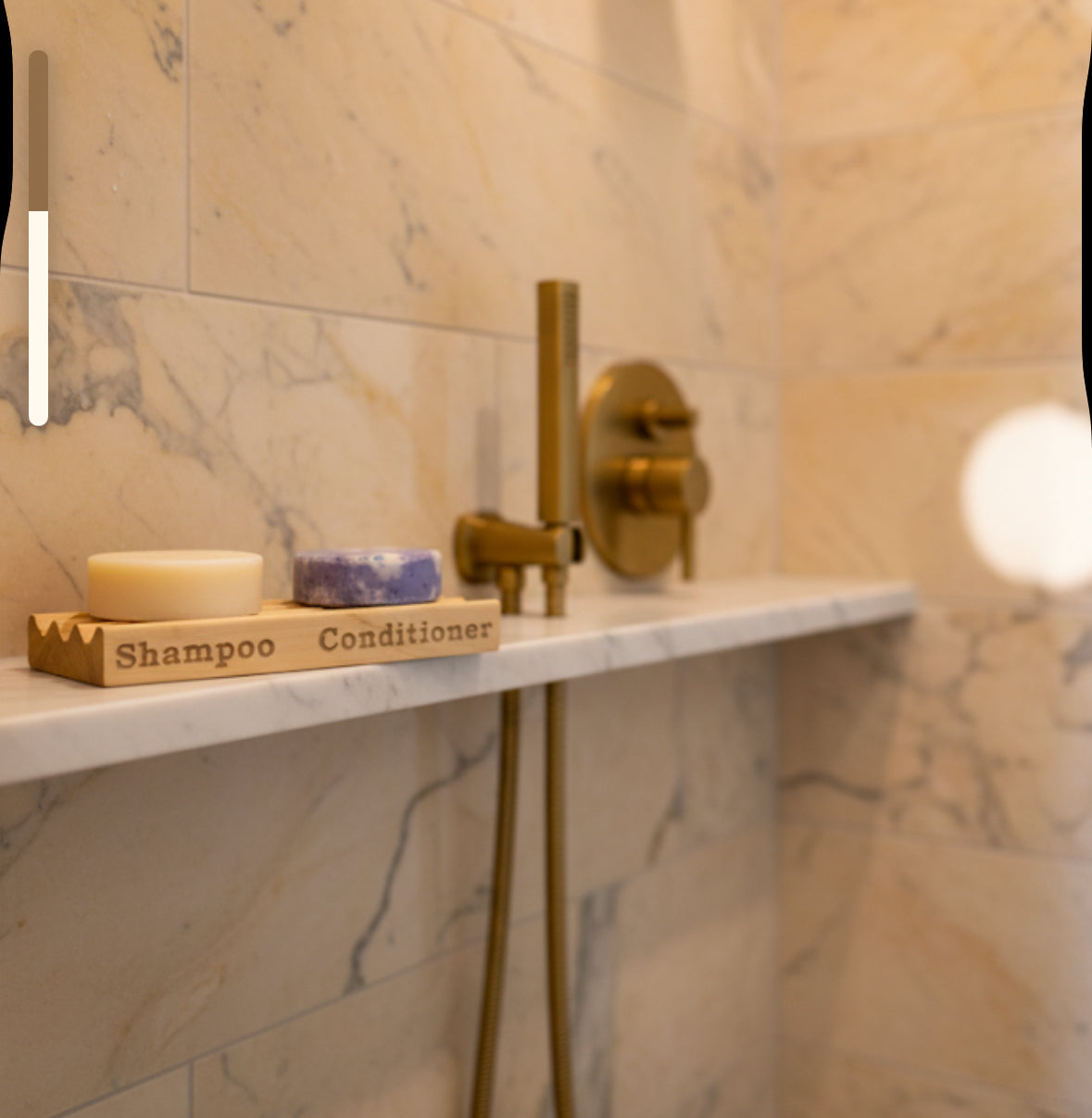 "Shampoo/Conditioner" Soap Dish