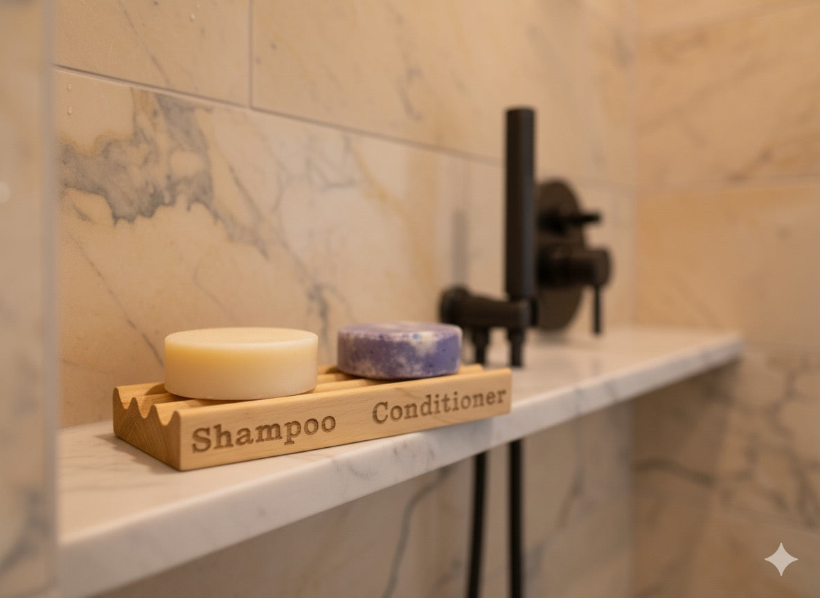 "Shampoo/Conditioner" Soap Dish