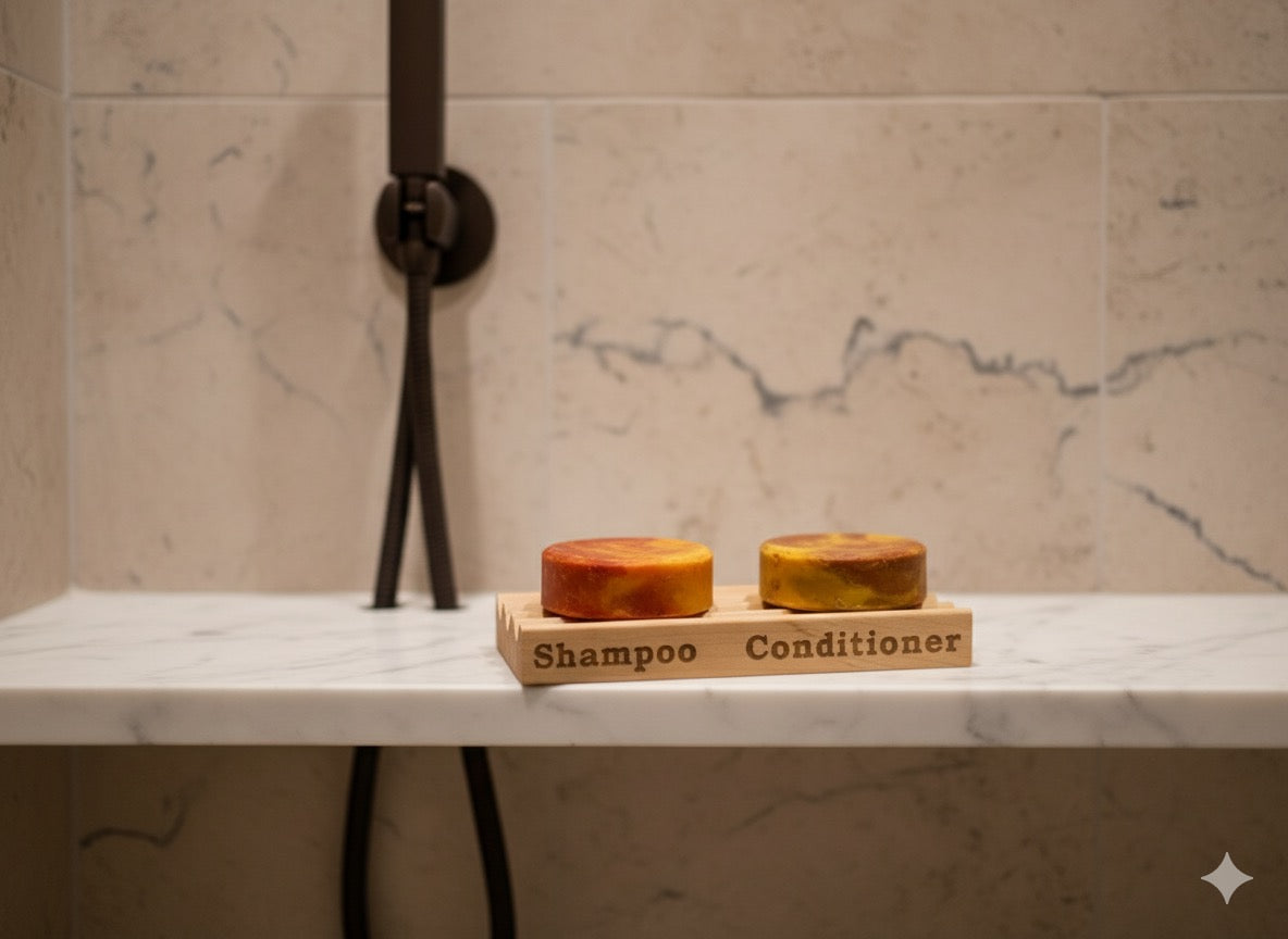 "Shampoo/Conditioner" Soap Dish