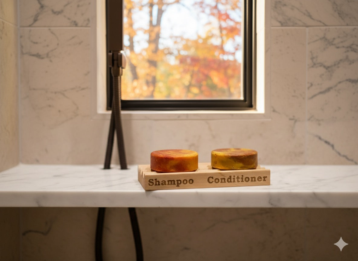 "Shampoo/Conditioner" Soap Dish