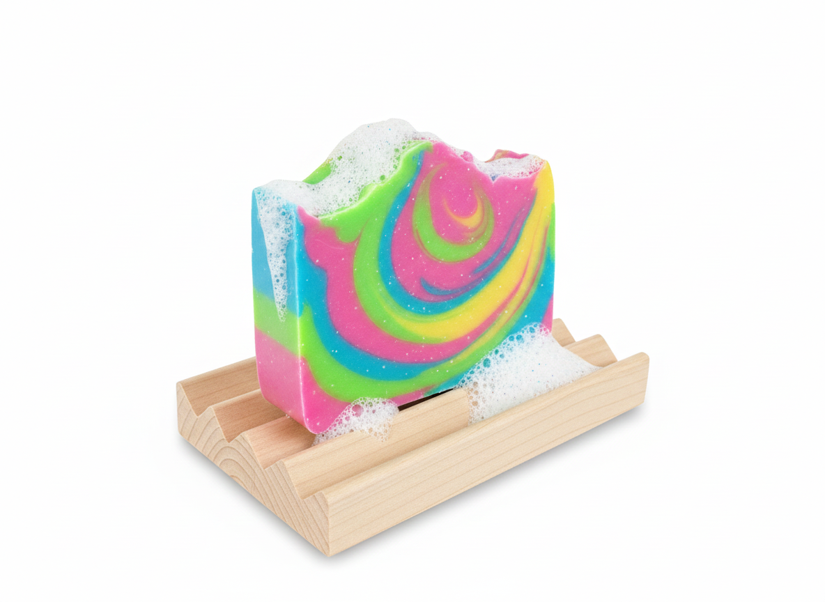 5" Alder Boardwalk Style Soap Dish