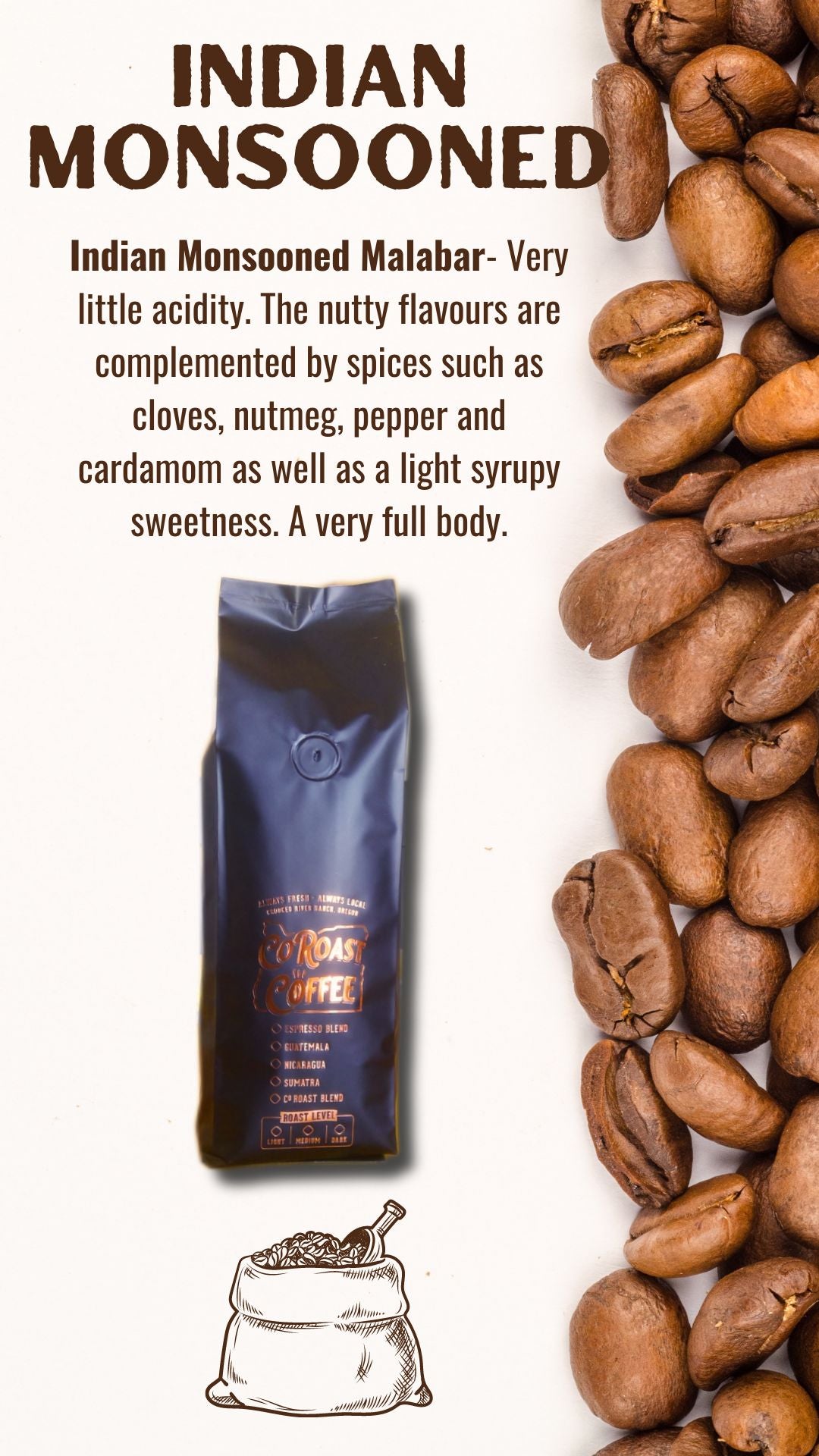 1 lb. Whole Bean Coffee- Free Shipping!