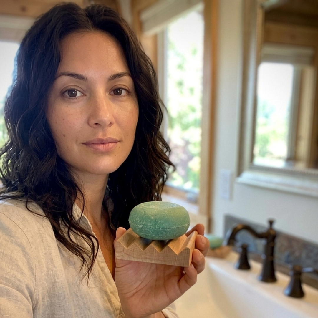 Mini Natural Hemlock Boardwalk Style Soap Dish