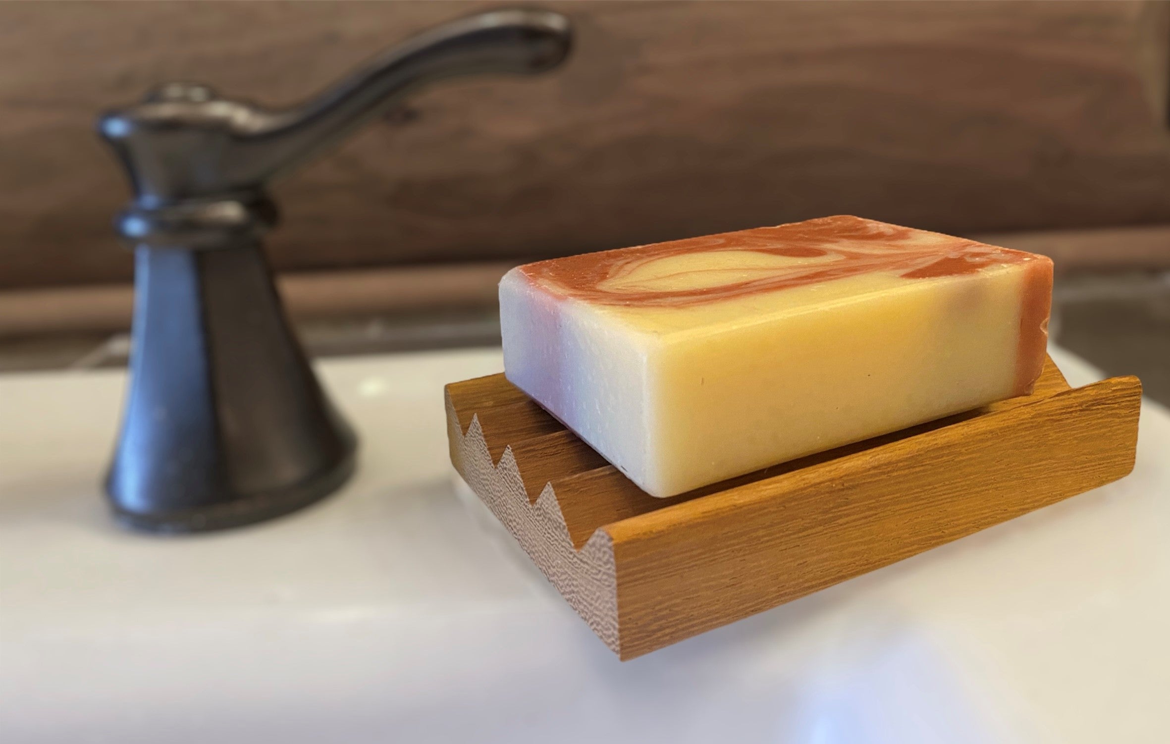 Custom Engraved Natural Wood Soap Dishes