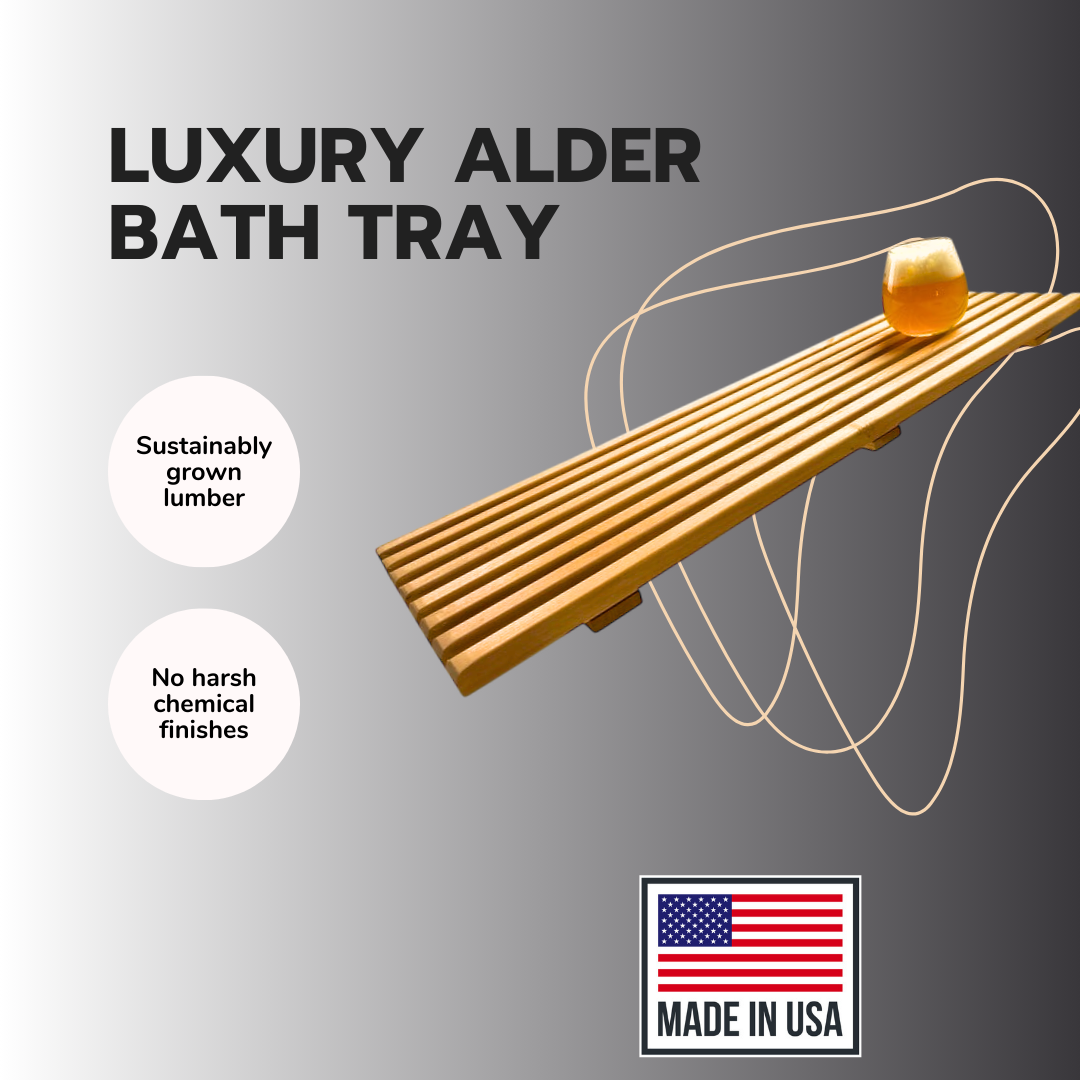 Luxury Alder Bath Tray