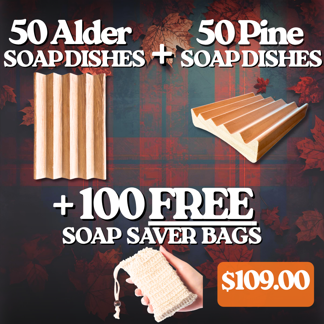 Pro Pack-50 Alder Boardwalk + 50 Pine Elevation + 100 Sisal Soap Savers