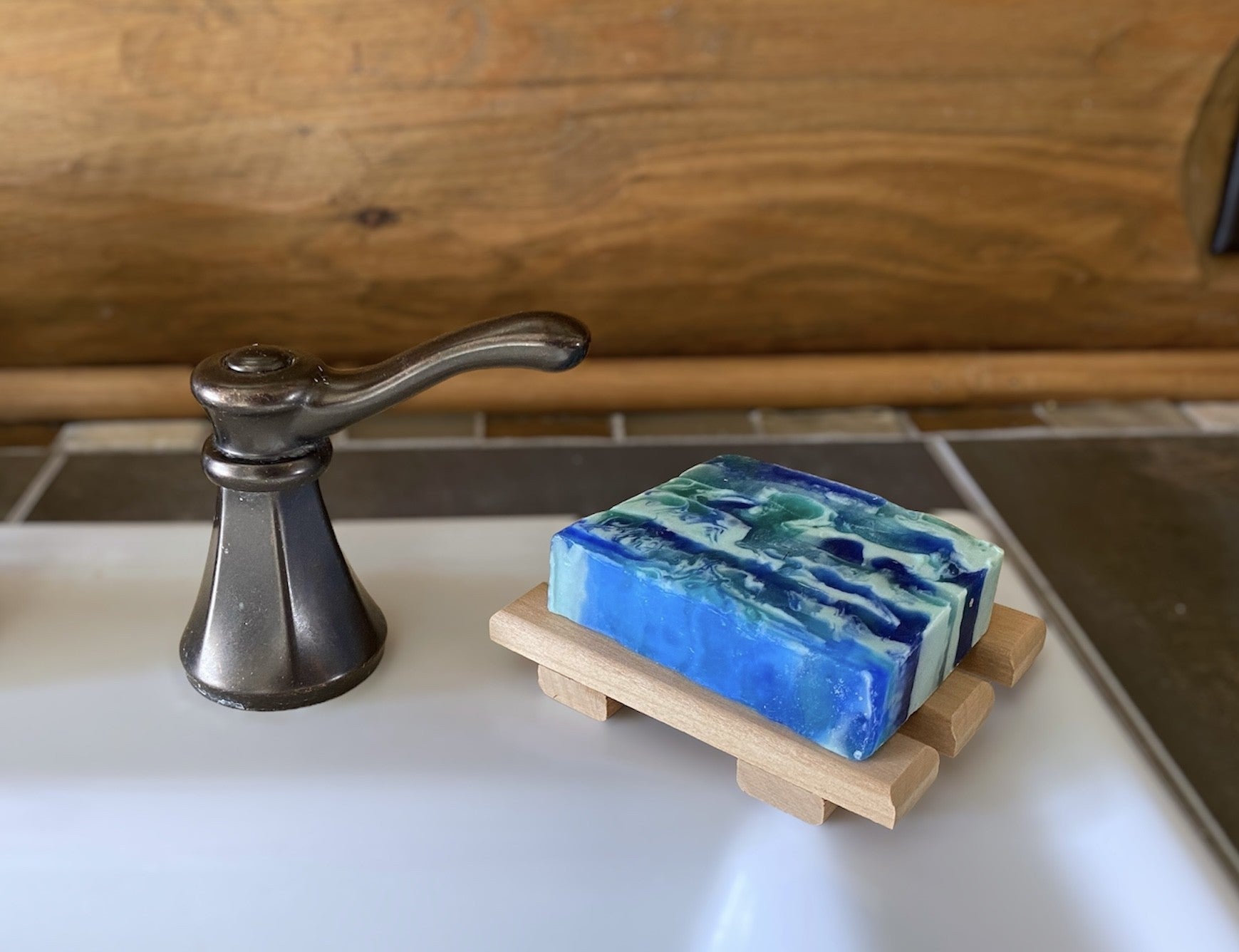 Alder Slatted Style Soap Saver