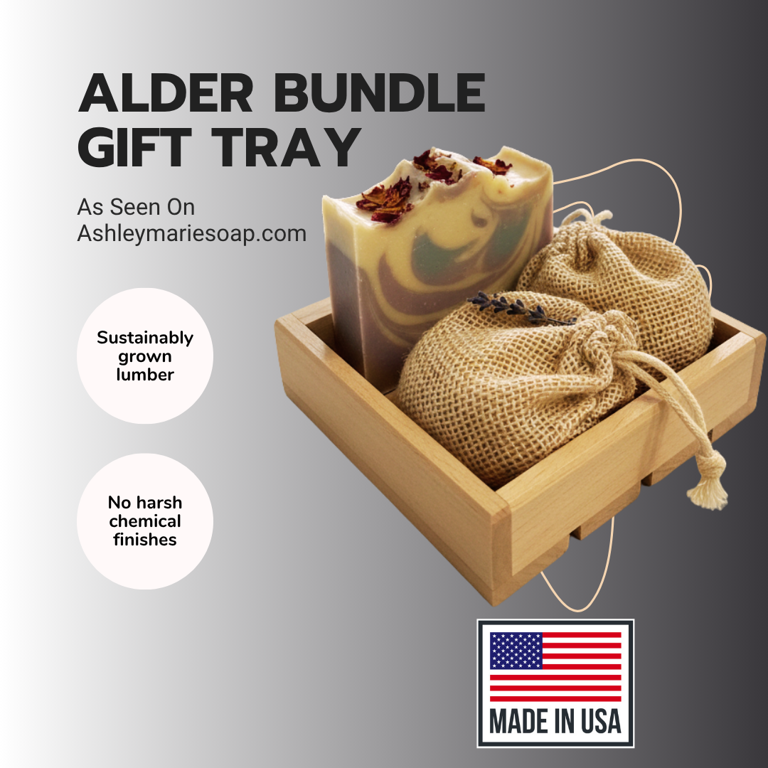 Alder Bundle Gift Tray- As Seen on Ashleymariesoap.com