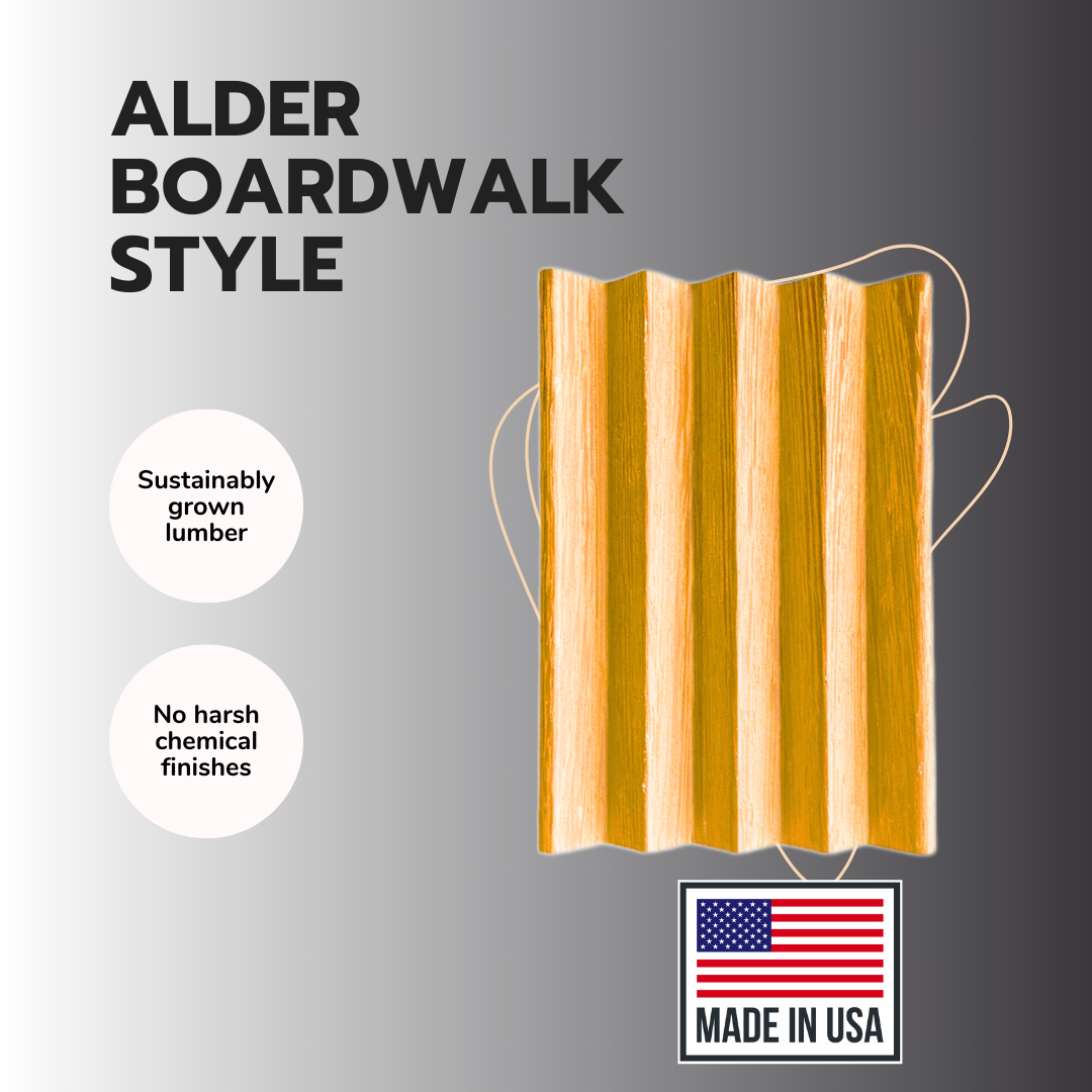 Alder Boardwalk Style Soap Dish