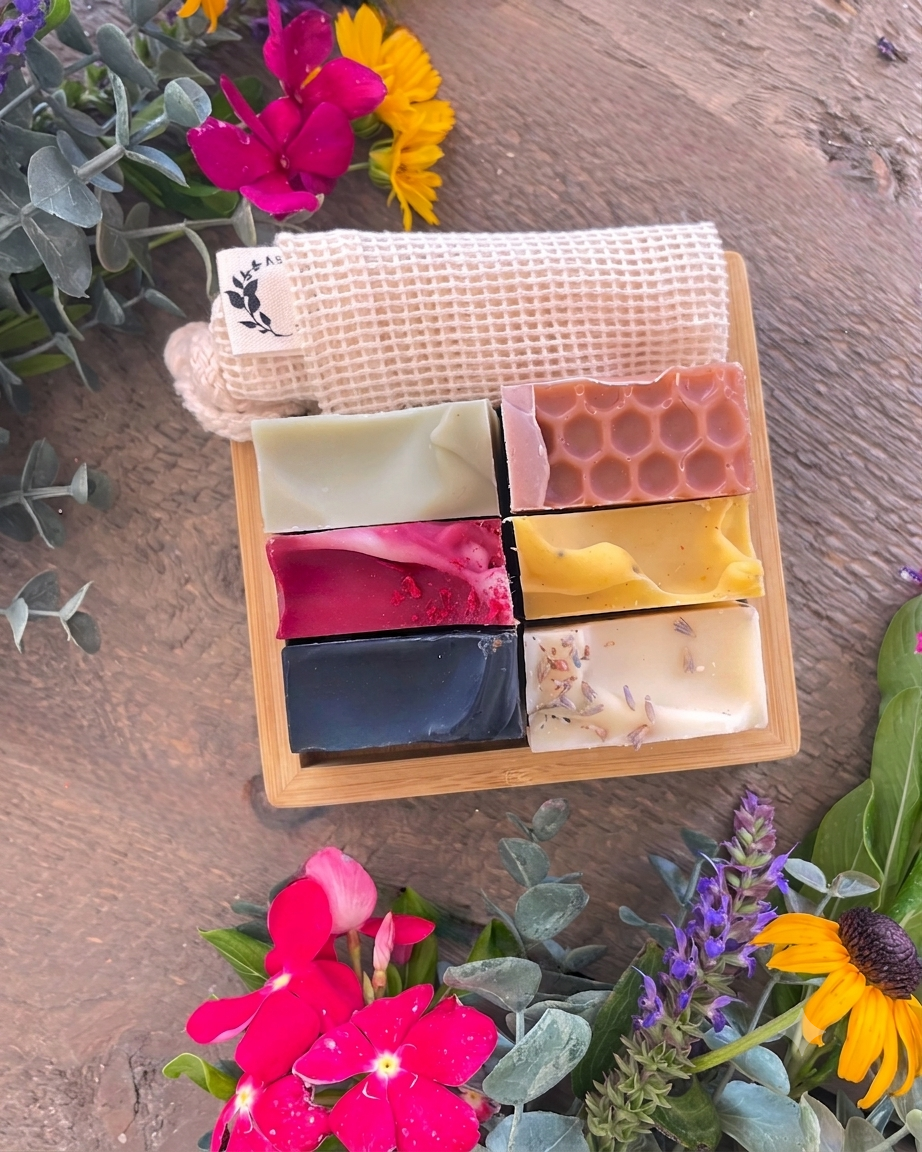 Bamboo Bundle Gift Tray- As Seen on Ashleymariesoap.com