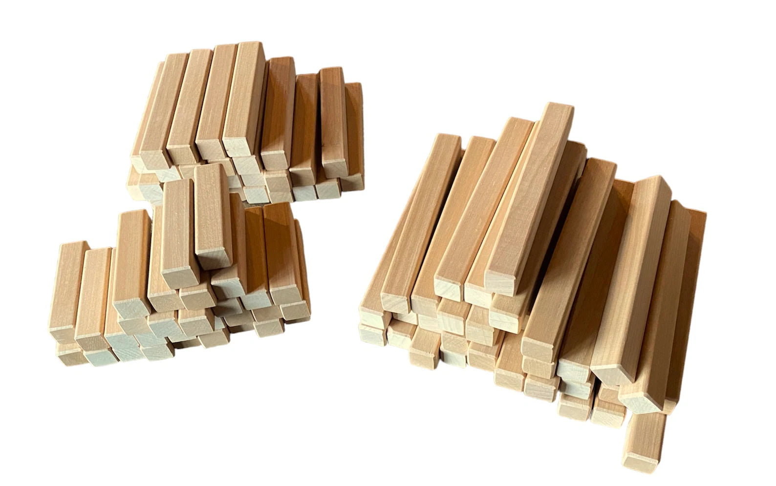 106 Piece Natural Wood Toy Building Blocks