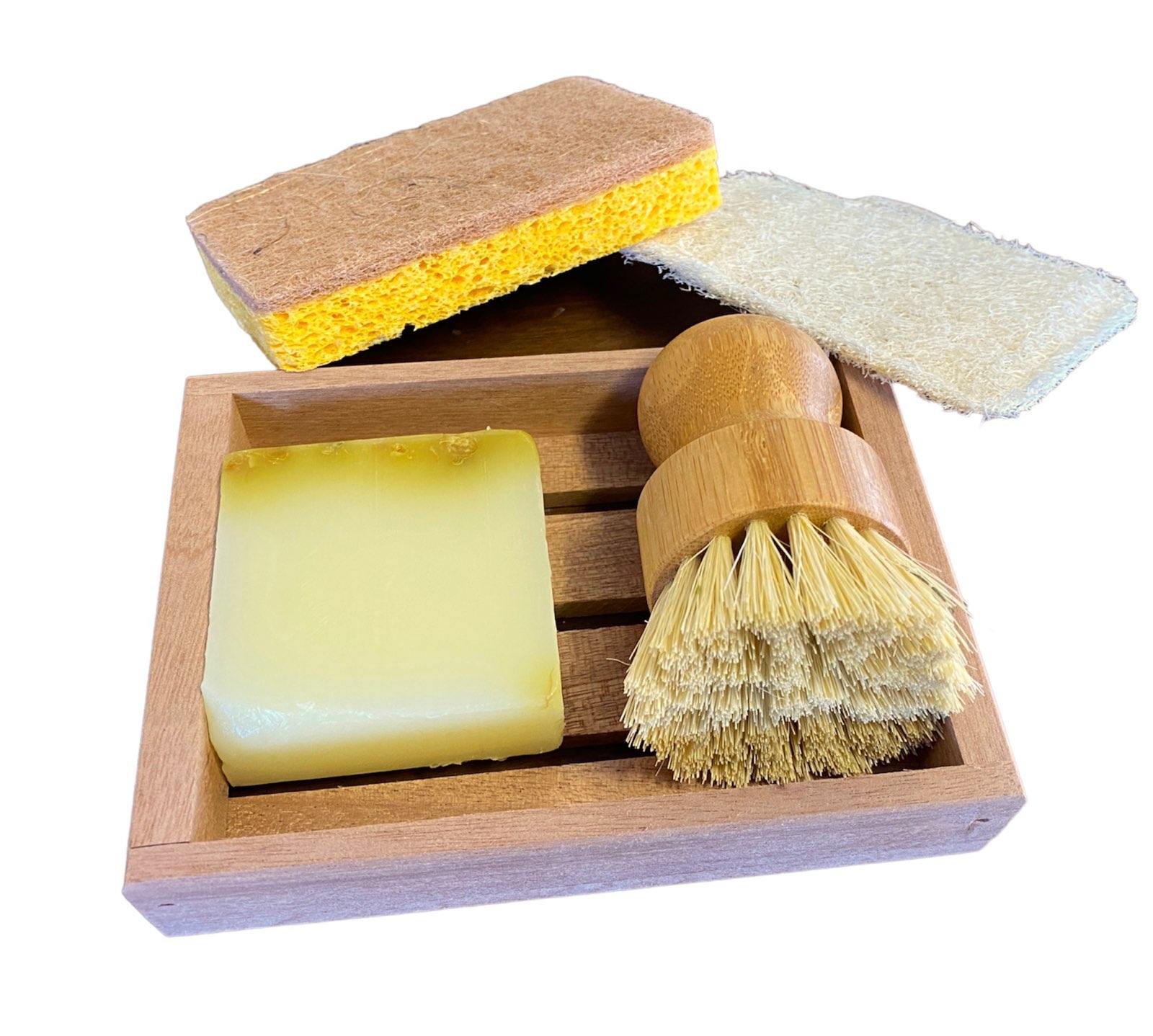 Dish Washing Kit- Soap Tray & Dish Brush