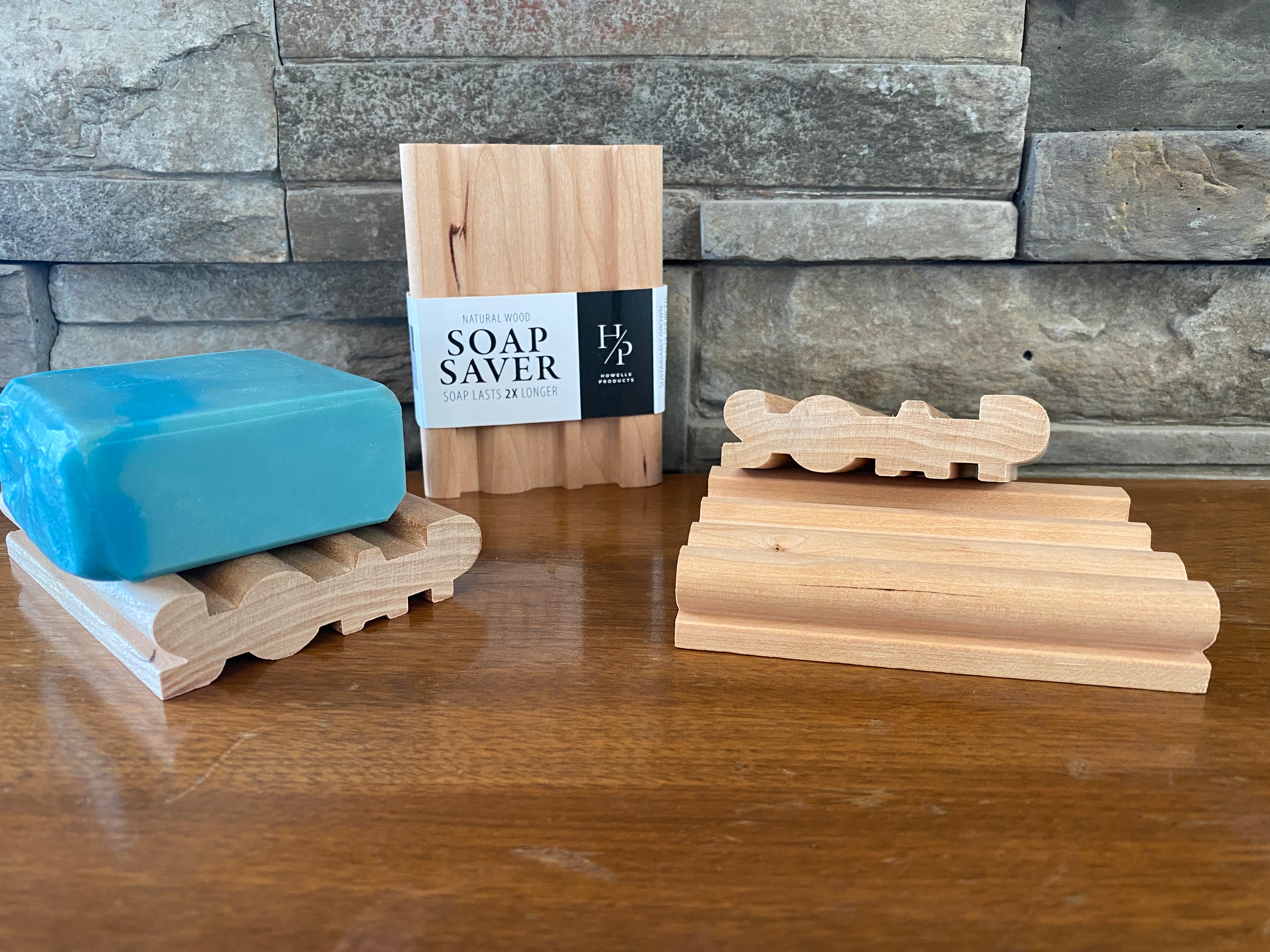 American Cherry "SOAP" Saver - Wood Soap Dish