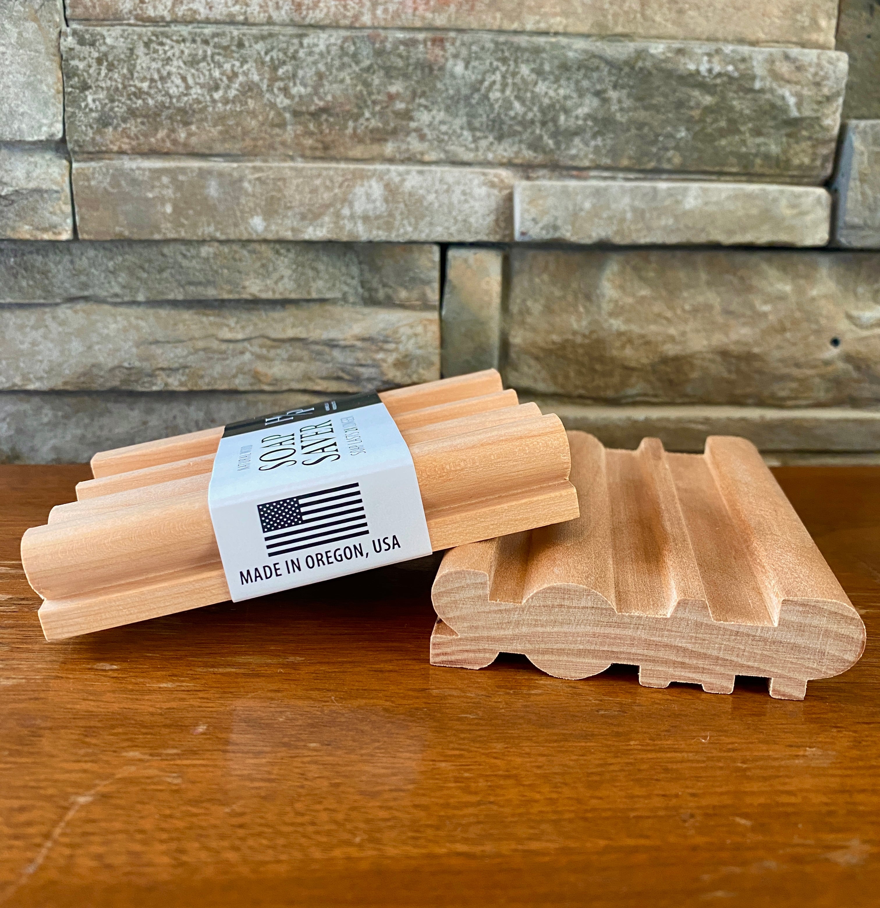 Ponderosa Pine "SOAP" Saver - Wood Soap Dish