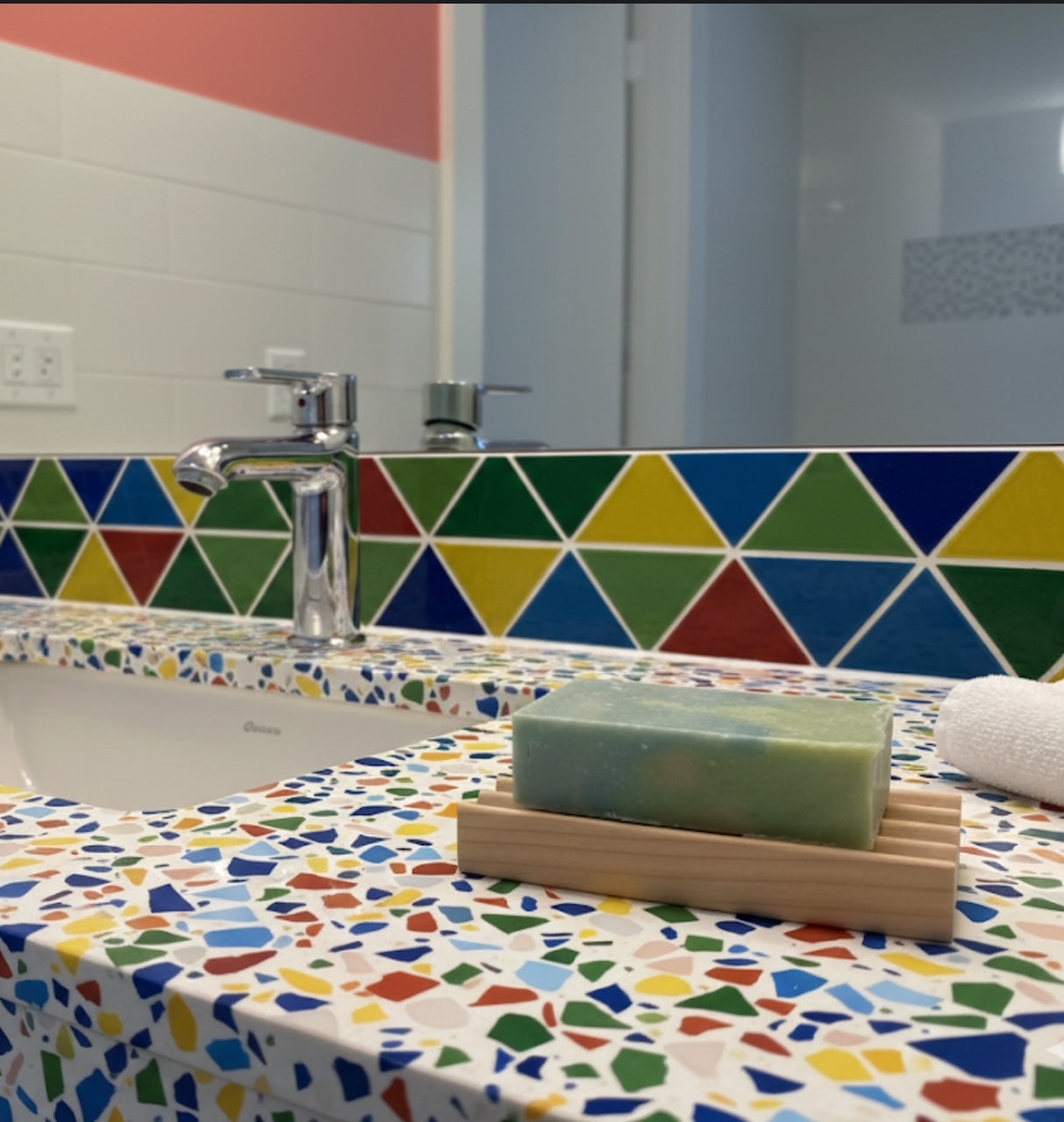 5" Alder Boardwalk Style Soap Dish