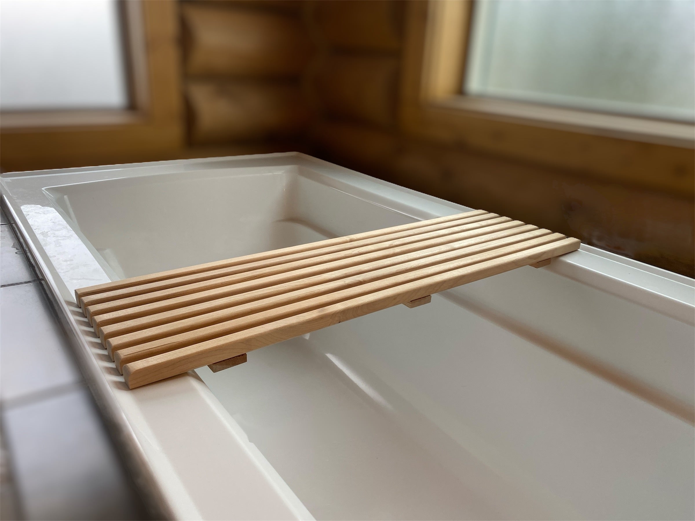 Luxury Alder Bath Tray