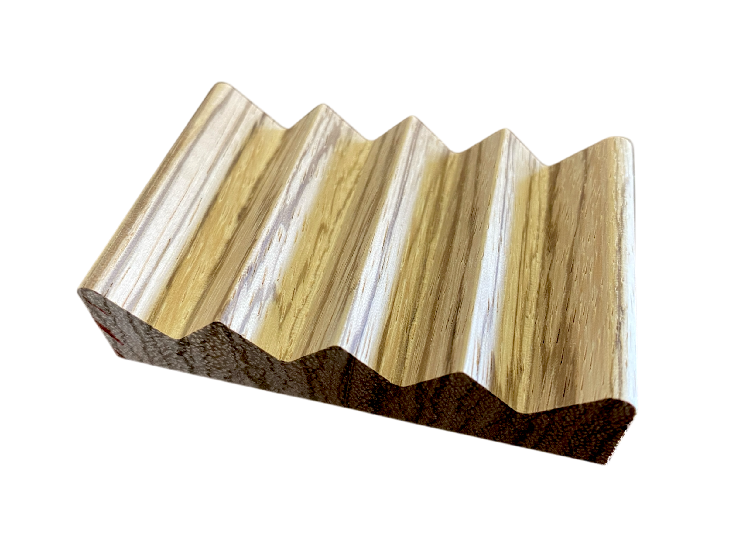 Zebra Wood Paint Brush Rest