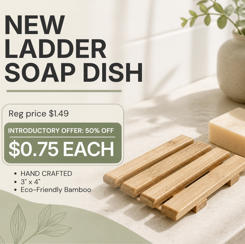 Bamboo Ladder Soap Dish