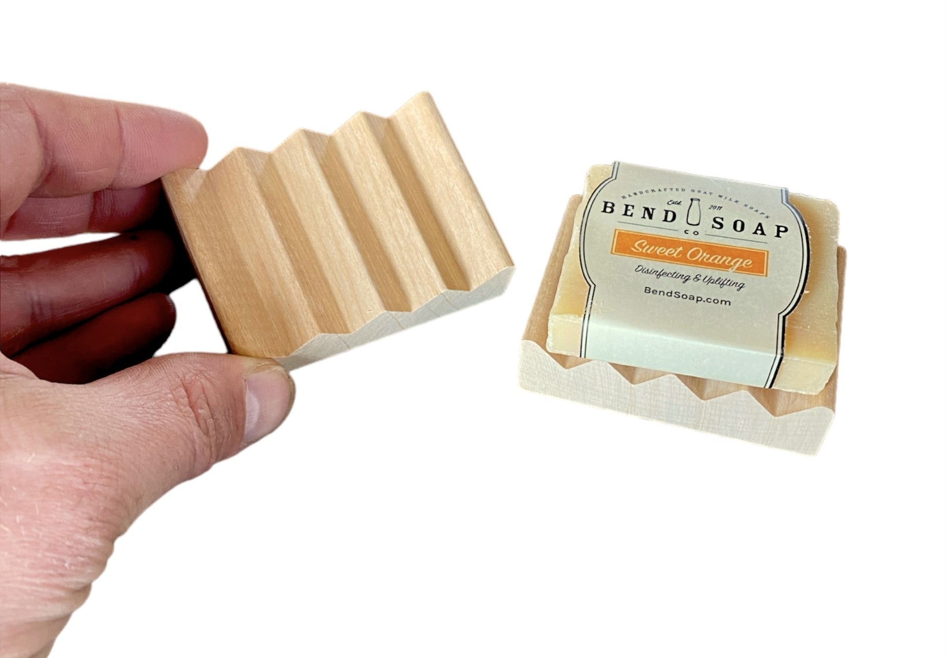 Mini Alder Boardwalk Style Soap Dish