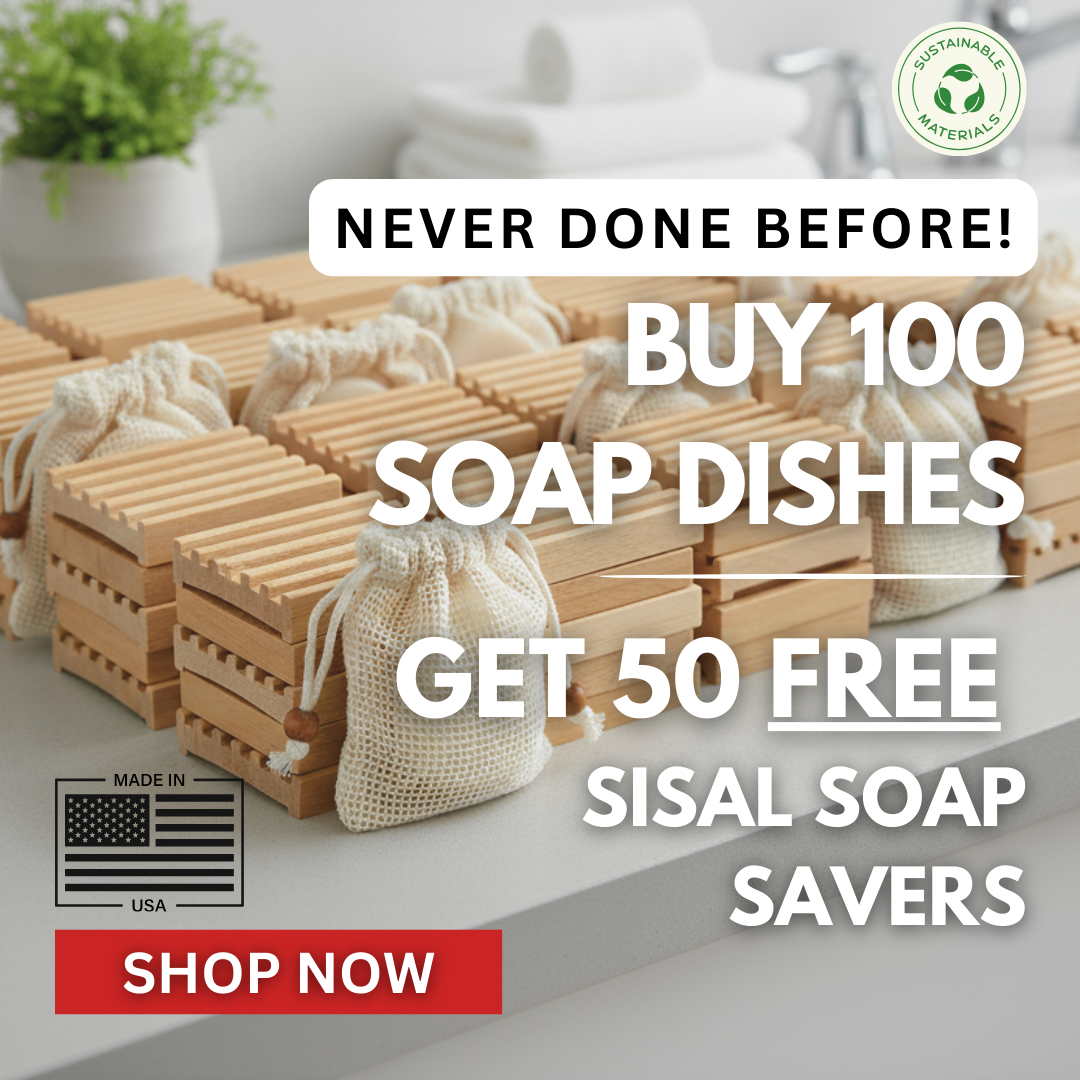 Buy 100 Get 50 Free Sisal Soap Savers!!
